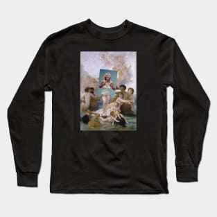 Marilyn Monroe X The Birth of Venus (Bouguereau) Long Sleeve T-Shirt